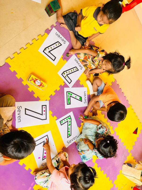 Number learning activity for toddlers